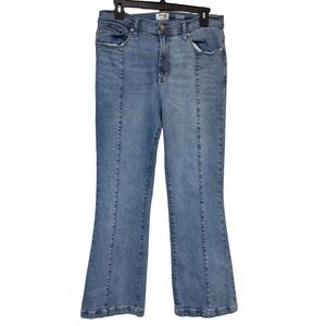 Kensie Savannah High Rise Flare Jeans Women’s 10/30 Blue Stretch Denim